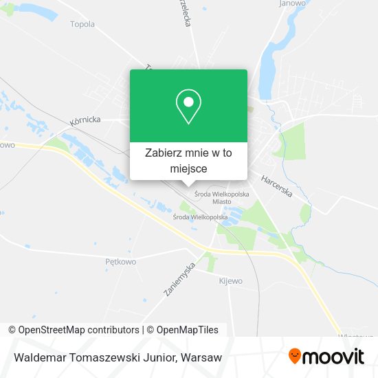 Mapa Waldemar Tomaszewski Junior