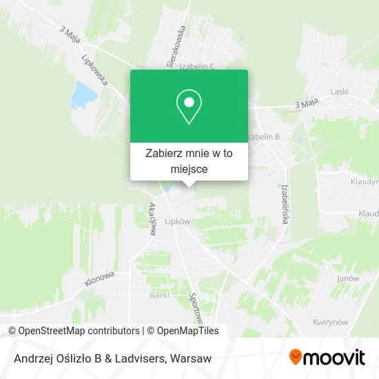 Mapa Andrzej Oślizło B & Ladvisers