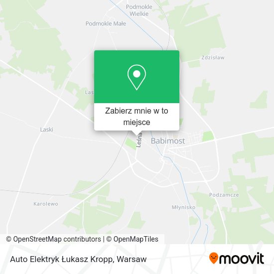 Mapa Auto Elektryk Łukasz Kropp