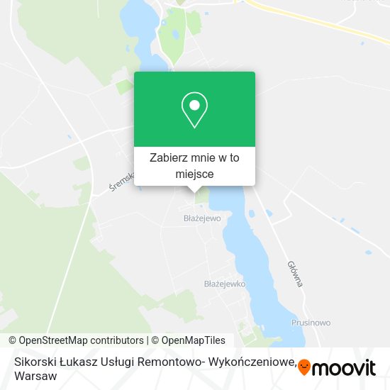 Mapa Sikorski Łukasz Usługi Remontowo- Wykończeniowe