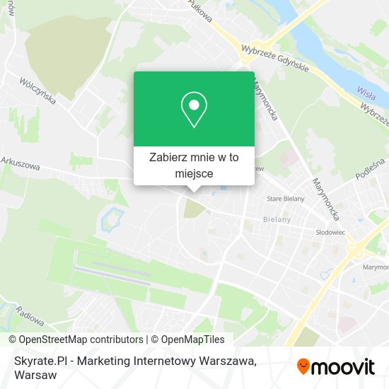 Mapa Skyrate.Pl - Marketing Internetowy Warszawa