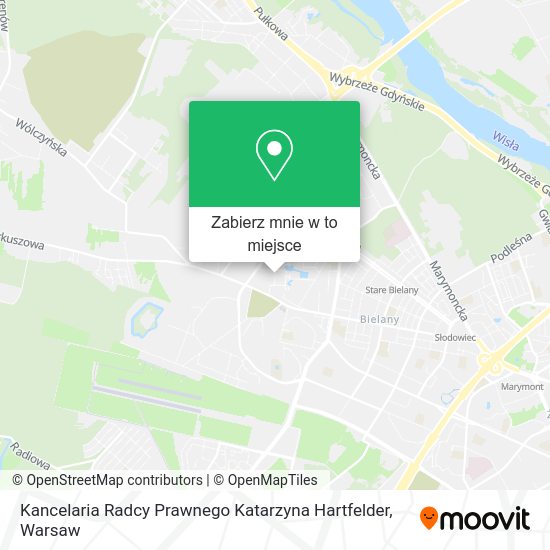 Mapa Kancelaria Radcy Prawnego Katarzyna Hartfelder