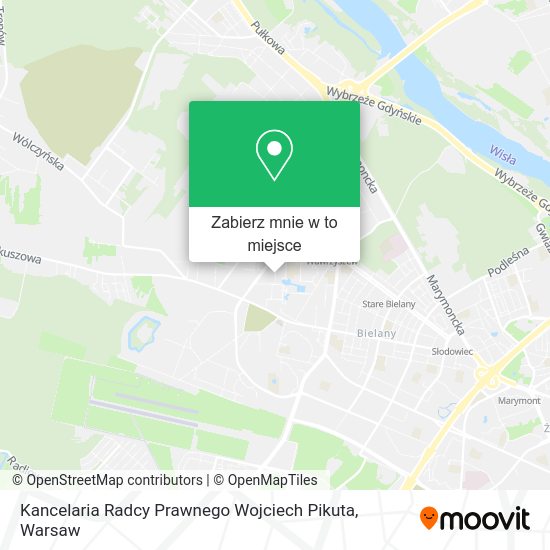 Mapa Kancelaria Radcy Prawnego Wojciech Pikuta