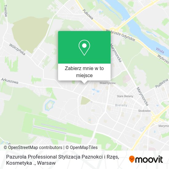 Mapa Pazurola Professional Stylizacja Paznokci i Rzęs, Kosmetyka .