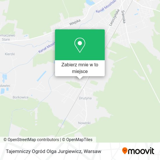 Mapa Tajemniczy Ogród Olga Jurgiewicz