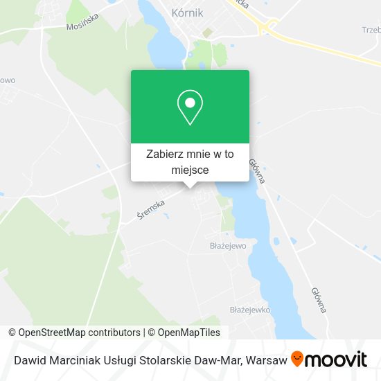 Mapa Dawid Marciniak Usługi Stolarskie Daw-Mar