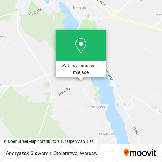 Mapa Andryszak Sławomir. Stolarstwo