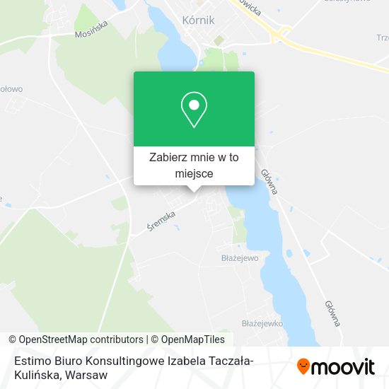 Mapa Estimo Biuro Konsultingowe Izabela Taczała-Kulińska