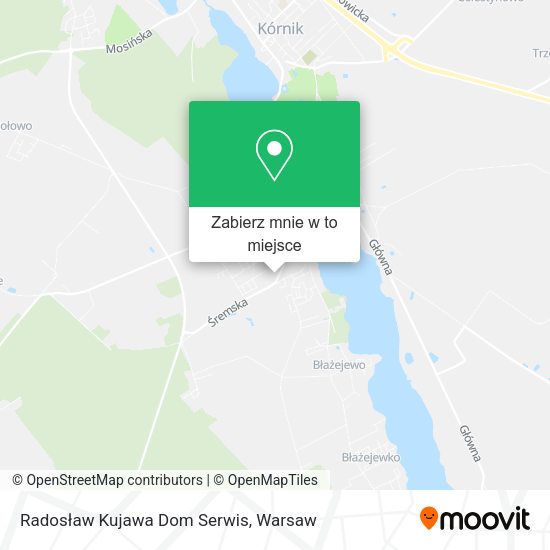 Mapa Radosław Kujawa Dom Serwis