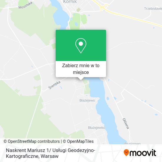 Mapa Naskrent Mariusz 1/ Usługi Geodezyjno-Kartograficzne