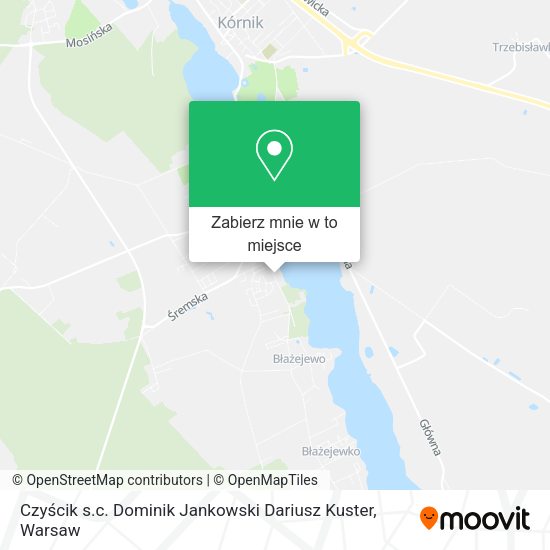 Mapa Czyścik s.c. Dominik Jankowski Dariusz Kuster