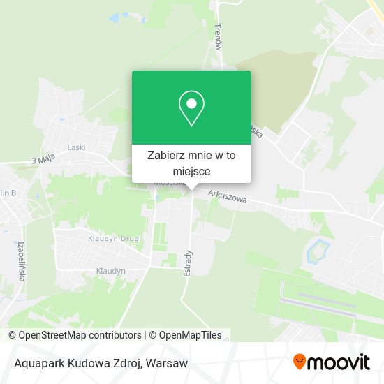 Mapa Aquapark Kudowa Zdroj