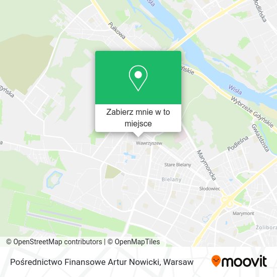 Mapa Pośrednictwo Finansowe Artur Nowicki