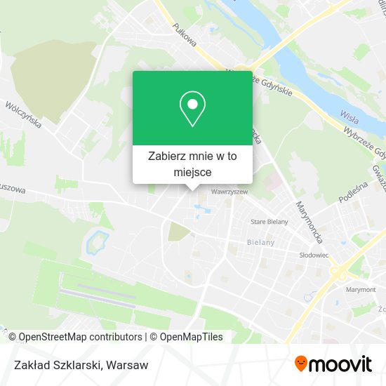 Mapa Zakład Szklarski