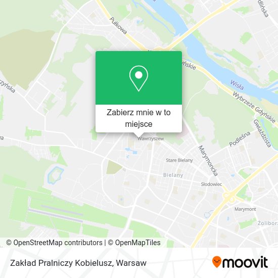 Mapa Zakład Pralniczy Kobielusz