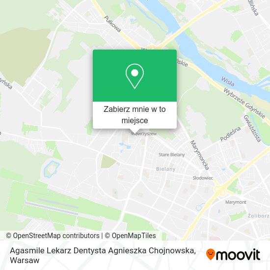 Mapa Agasmile Lekarz Dentysta Agnieszka Chojnowska