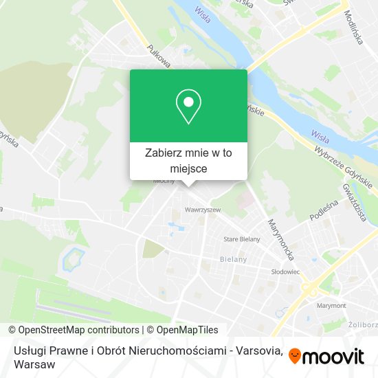 Mapa Usługi Prawne i Obrót Nieruchomościami - Varsovia