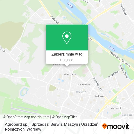 Mapa Agrobard sp.j. Sprzedaż, Serwis Maszyn i Urządzeń Rolniczych