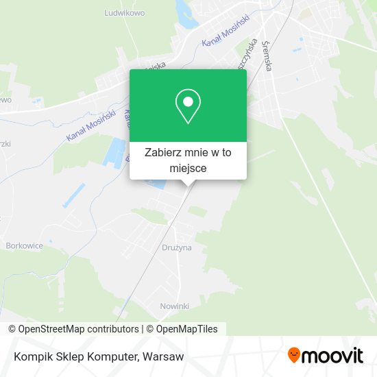 Mapa Kompik Sklep Komputer