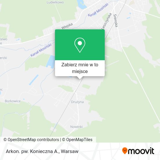 Mapa Arkon. pw. Konieczna A.