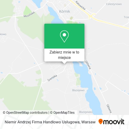 Mapa Niemir Andrzej Firma Handlowo Usługowa