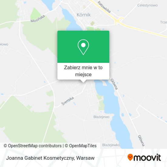 Mapa Joanna Gabinet Kosmetyczny