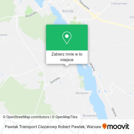 Mapa Pawlak Transport Ciezarowy Robert Pawlak