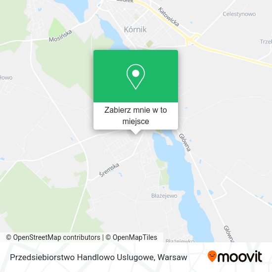 Mapa Przedsiebiorstwo Handlowo Uslugowe