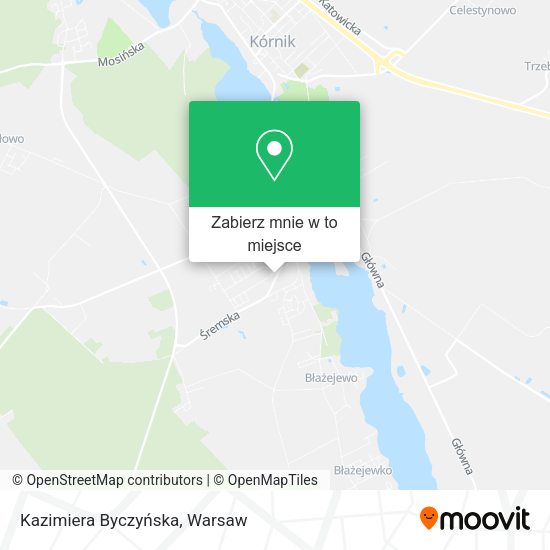 Mapa Kazimiera Byczyńska