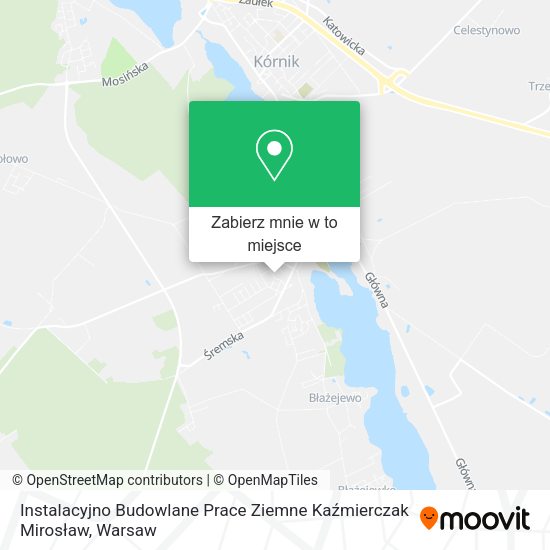 Mapa Instalacyjno Budowlane Prace Ziemne Kaźmierczak Mirosław