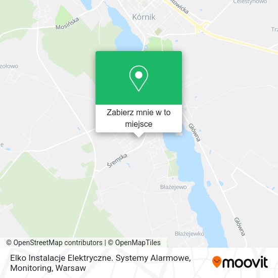 Mapa Elko Instalacje Elektryczne. Systemy Alarmowe, Monitoring