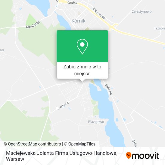 Mapa Maciejewska Jolanta Firma Usługowo-Handlowa