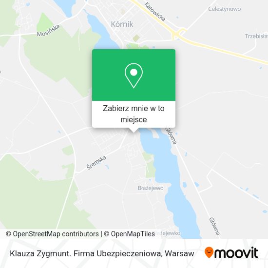 Mapa Klauza Zygmunt. Firma Ubezpieczeniowa