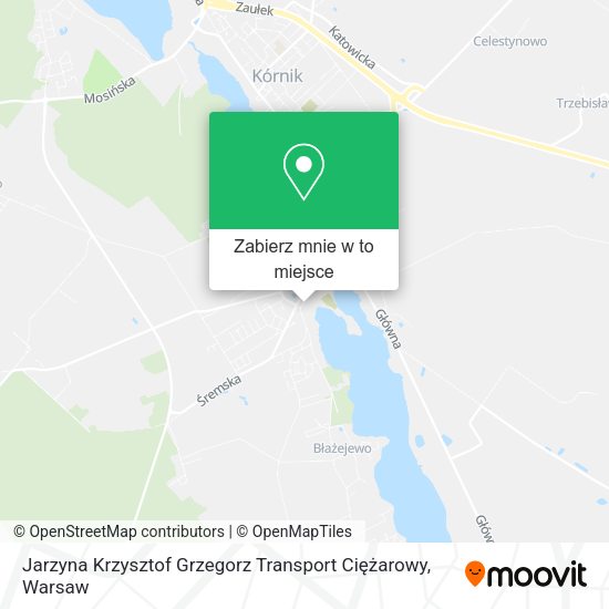 Mapa Jarzyna Krzysztof Grzegorz Transport Ciężarowy