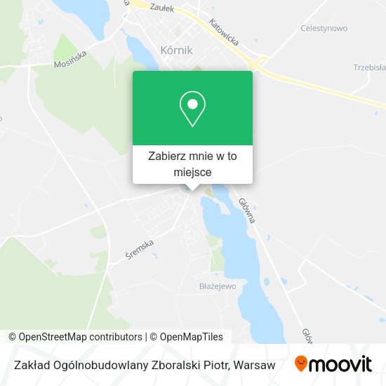 Mapa Zakład Ogólnobudowlany Zboralski Piotr