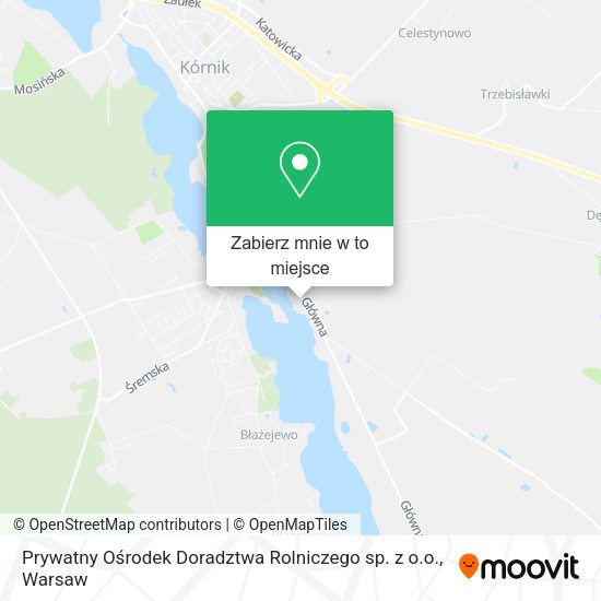 Mapa Prywatny Ośrodek Doradztwa Rolniczego sp. z o.o.