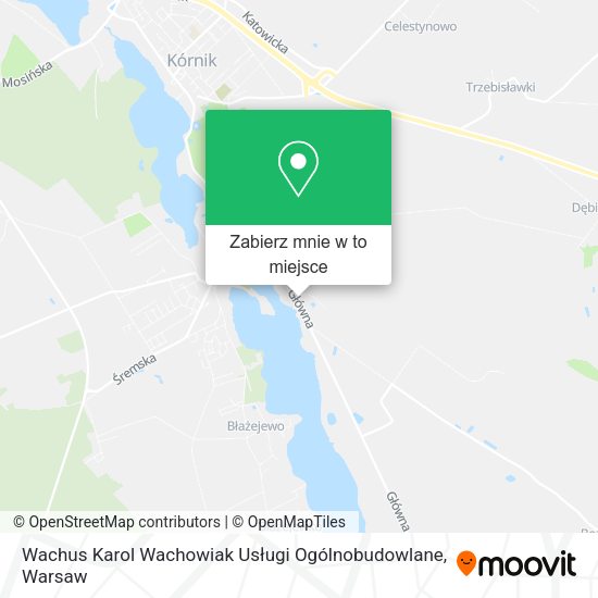 Mapa Wachus Karol Wachowiak Usługi Ogólnobudowlane