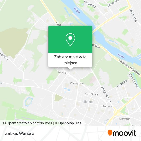 Mapa Zabka