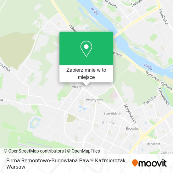 Mapa Firma Remontowo-Budowlana Paweł Kaźmierczak