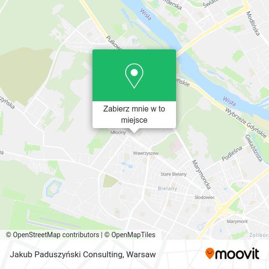 Mapa Jakub Paduszyński Consulting