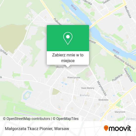 Mapa Małgorzata Tkacz Pionier