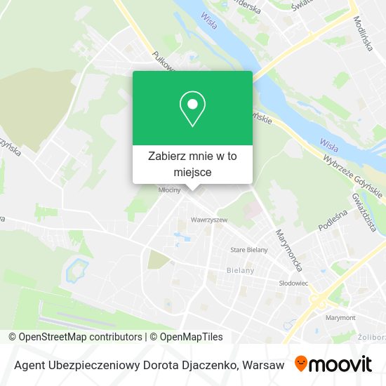 Mapa Agent Ubezpieczeniowy Dorota Djaczenko