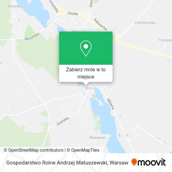 Mapa Gospodarstwo Rolne Andrzej Matuszewski