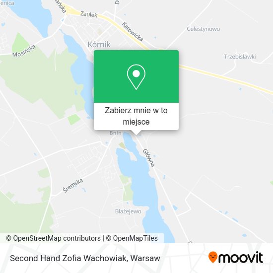 Mapa Second Hand Zofia Wachowiak