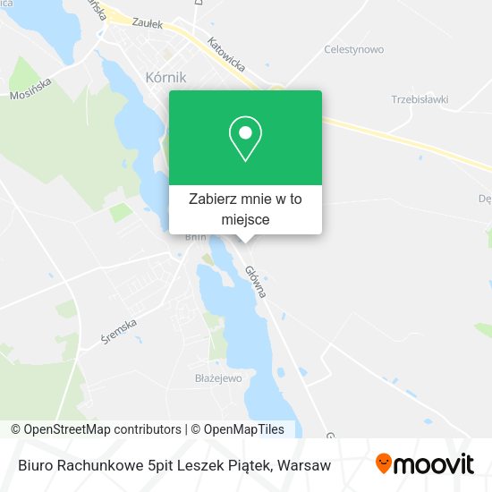 Mapa Biuro Rachunkowe 5pit Leszek Piątek