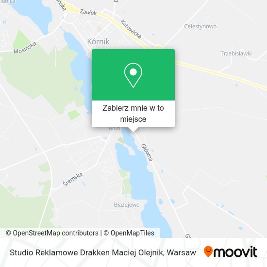 Mapa Studio Reklamowe Drakken Maciej Olejnik