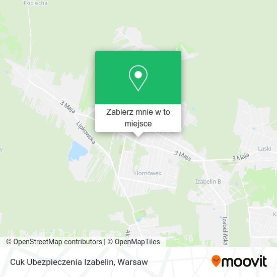 Mapa Cuk Ubezpieczenia Izabelin