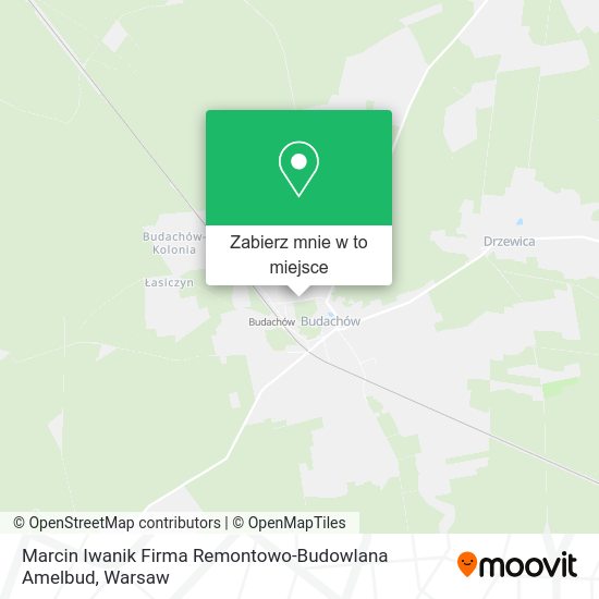 Mapa Marcin Iwanik Firma Remontowo-Budowlana Amelbud