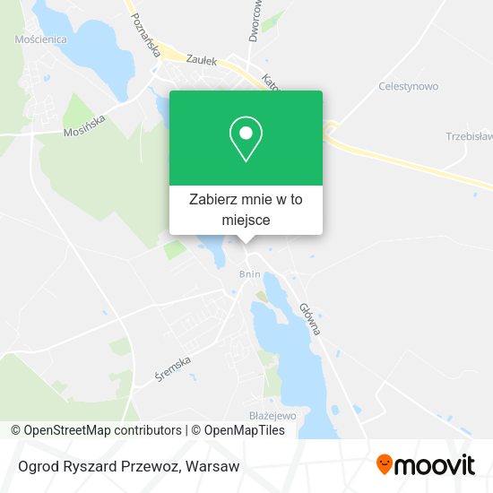 Mapa Ogrod Ryszard Przewoz