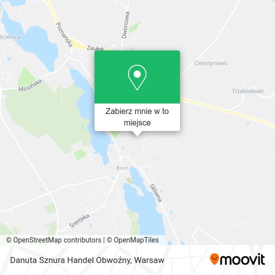 Mapa Danuta Sznura Handel Obwoźny